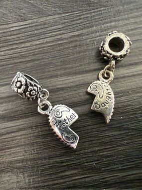 Mother daughter charms